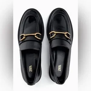 ららら Zara | Shoes | Zara Flat Buckled Loafers | Poshmark